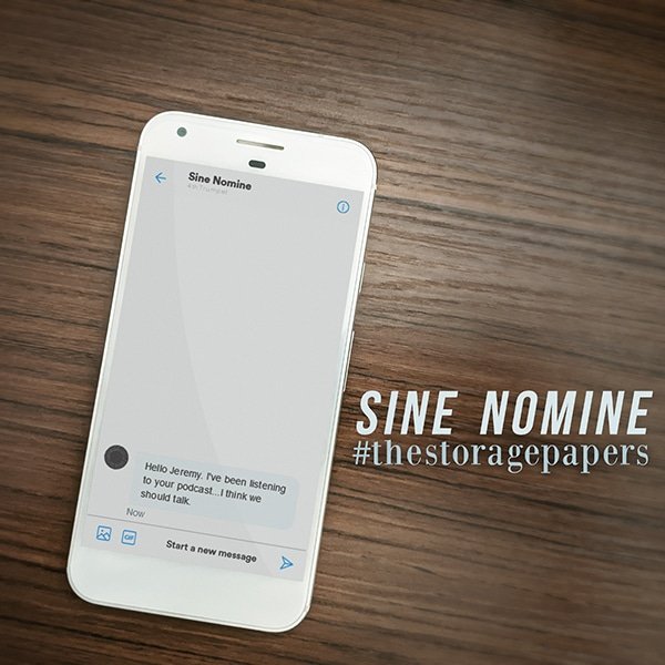 Sine Nomine - The Storage Papers podcast episode art